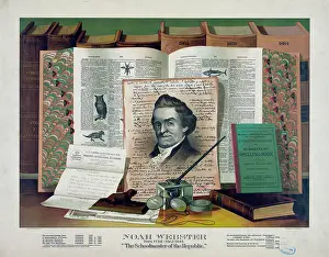 Schoolmaster: Noah Webster. Born 1758-died 1843. The schoolmaster of the r