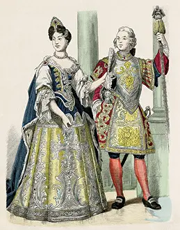 Voluminous: A Noble Couple 17th century