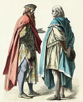 Mantles: Noble - Middle Class 14th century