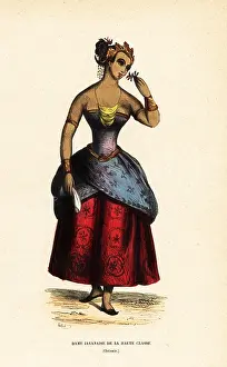 Javanese: Noble woman of Java, Indonesia