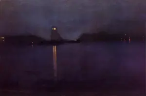 Nocturne: Nocturne, by Whistler
