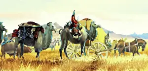 Nomad: Nomad migration, Early Iron Age, Kazakhstan area