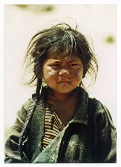 Himalayas: NOMADIC TIBETAN GIRL