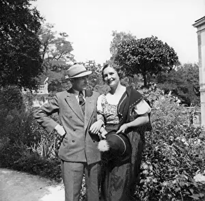 Nora: Nora Gregor in Mirabell garden