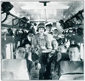 Norah: Norah Blaney serving tea on an Imperial Airways flight