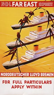 Norddeutscher: Norddeutscher Lloyd poster