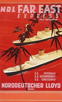 Norddeutscher: Norddeutscher Lloyd poster