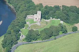 Norham: Norham Castle tower keep castle, Northumberland