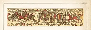 William Mossman: Norman cavalry charge the English infantry at