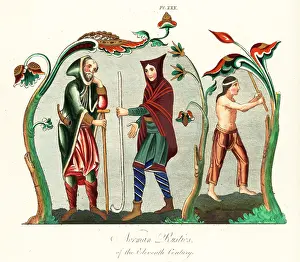 Hooded Cloak: Norman rustics of the 11th century