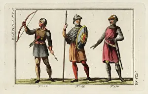12th Century: Norman soldiers, 12th century: