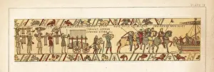 William Mossman: Norman soldiers loading stores and arms onto ships