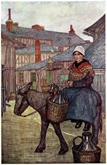 Churns: NORMANDY MILK CARRIER