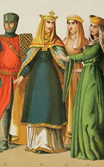 Duchy: Normans, 1000-1100. From left to right: knight