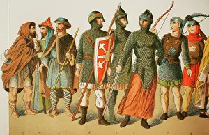 Duchy: Normans, 1000-1100. From left to right: shepherd