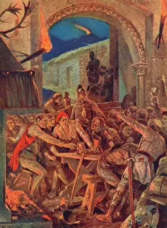 Plunder: Normans plundering Durham