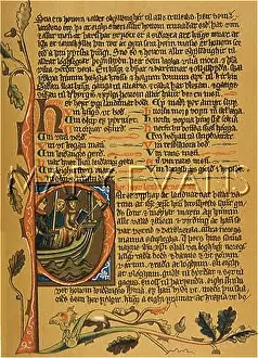 Seafaring: Norse manuscript about seafaring