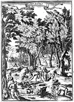 Mallet: North American Huron Indians of what is now Virginia