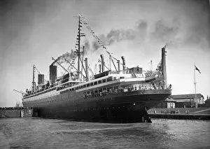 Smokestacks: North German Lloyd ship, Columbus