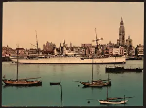 Prusse: North German Lloyd steamer La Prusse, Antwerp, Belgium North
