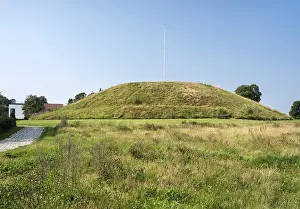 Viking: North Mound, Jelling Royal Necropolis, Jutland, Denmark