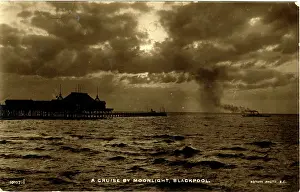 Blackpool: North Pier at Dusk, Blackpool, Lancashire