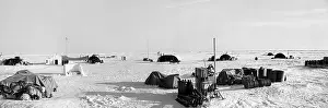 Tents: North Pole-3 drifting ice station, 1954