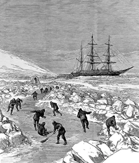Nares: North Pole Expedition, Winter Quarters of HMS Discovery