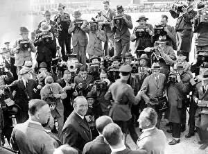Wilkins: North Pole flyers in Berlin, 1928