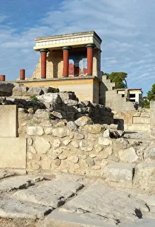 Knossos: North Propylaeum, Knossos, Crete, Greece