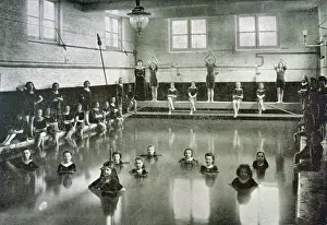 Pauper: North Surrey District School - Plunge Bath