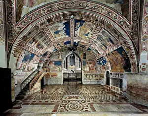 1290: The north transept from the
