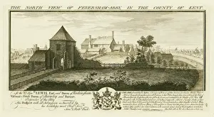 Rockingham: The North View of Feversham-Abby in the County of Kent