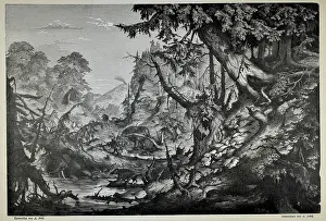 Northern Bohemia during the time of lignite formation