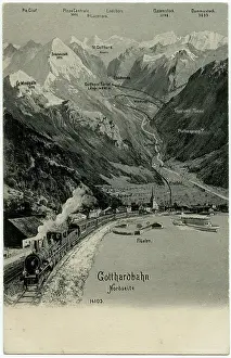 Fluelen: The Northern end of the Gotthard Railway