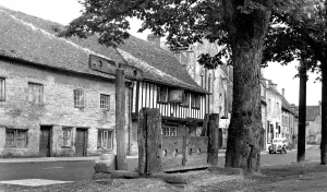 Northleach: Northleach, the Stocks c1955