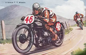 500cc: Norton. Isle of Man TT