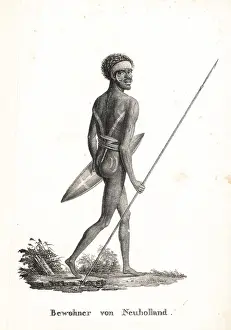 Warpaint: Noru Gal Derri, Aborigine warrior, Australia