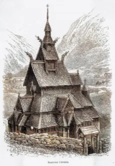 Borgund: NORWAY BORGUND CHURCH