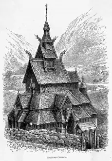 Borgund: NORWAY BORGUND CHURCH