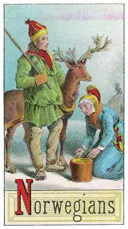 Norwegians: Norwegian Couple with Reindeer