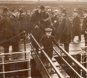 Haakon: Norwegian royal family embarking at Dover