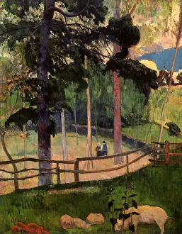 Gauguin: Nostalgic Promenade, by Gauguin