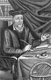 1566: Nostradamus Writing