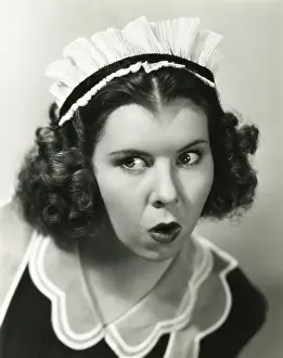 Astonishment: The nosy maid -