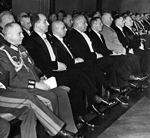 Krosigk: Notables at the Day of the Air Force, 1938