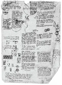 1452: Notebook of Leonardo Da Vinci