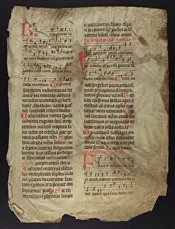 Noted: Noted Hymnal (Fragment)