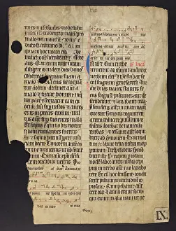 Chants: Noted Missal (Fragment)
