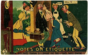 Embarrassed: Notes on Etiquette - Greeted with a Kiss